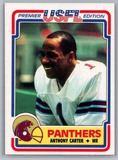 1984 Topps USFL - Anthony Carter #59 (RC) - NM