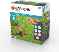 Gardena Sprinklersystem Start-Set Pipeline Mit Viereckregner: Komplettset FüR