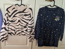 M&S Mädchen 10-11 Jahre Blau Multi Pullover ...