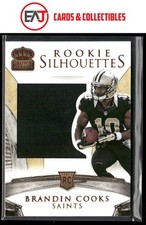 Brandin Cooks 2014 Panini Crown Royale Silhouettes /199 RC MEM #234 Saints