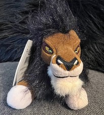 SCAR FROM THE LION KING NEW WITH TAG 8" TALL MINI BEANBAG PLUSH DISNEY STORE