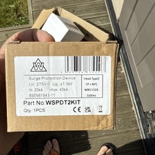 WCED WSPDT2KIT Type 2 Surge Protection Device Kit SPD + 32A MCB