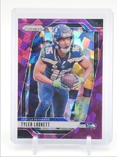 TYLER LOCKETT 2024 PANINI PRIZM FOOTBALL PURPLE ICE SEAHAWKS /225 Q5454