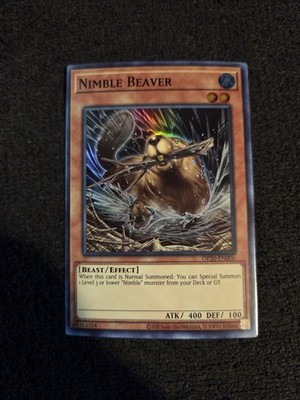 Nimble Beaver OP20-EN006 Super Rare NM Yugioh Card
