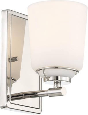 Stella Wall Lantern Sconce, 8 Inch Light Fixture for Bedroom, Bathroom or Hallwa