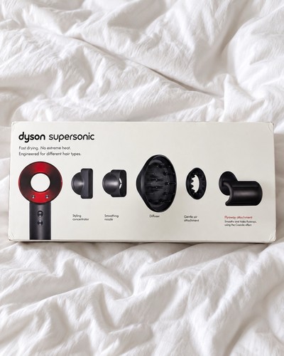 Dyson Supersonic Professional Hair Dryer Red Brand New Sealed with Attachments