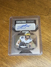 2023 Panini Prizm Draft Picks - Sensational Signatures Luke Schoonmaker #SS-LSC 
