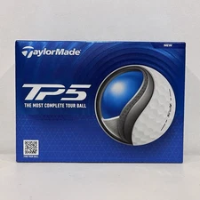TaylorMade TP5 Golf Balls 12 Pack Softest Five Layer Tour Ball New Boxed