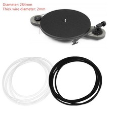 Rubber Belt Replacement for LP Vinyl Record Player Phono Belt-Driven Turntable