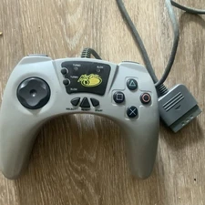 Mad Catz PS1 Grey Video Game Controller Turbo / Slow Button - Tested