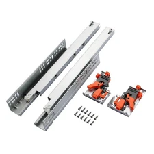 6 Pair of 20 Inch Undermount Soft Close Drawer Slides 100LB Load Capacity Ful...