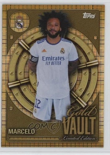 2025-26 Topps Real Madrid Collector Tin Gold Vault Marcelo #GV-2 0w77