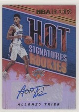 2018-19 Panini NBA Hoops Hot Signatures Rookies Allonzo Trier #HSR-AT Auto 0c6