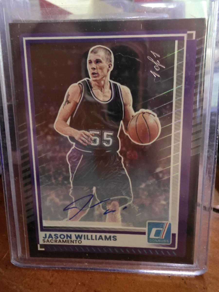 Jason Williams Basketball Autographed Sports Trading Cards for