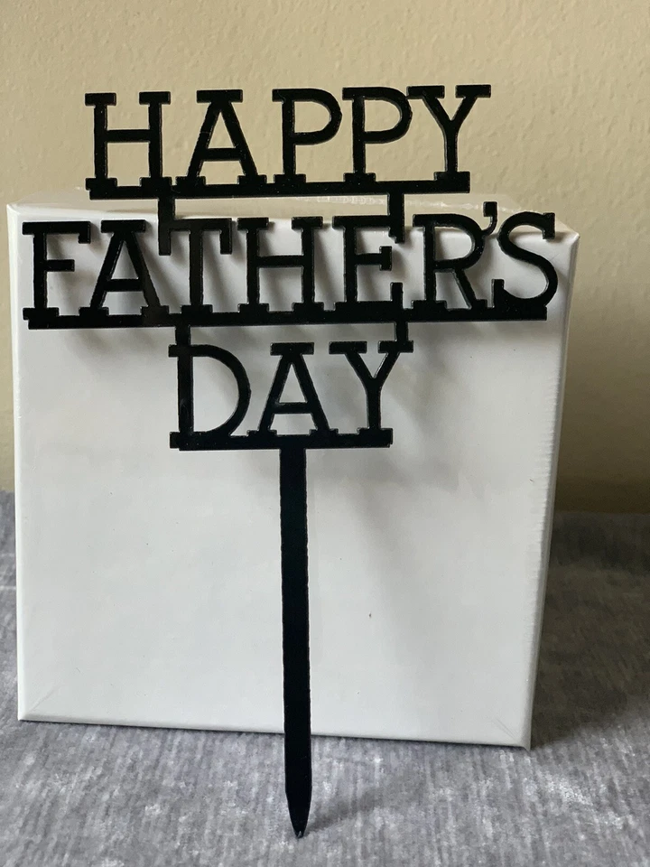 Акриловый топпер для торта на день рождения украшение для торта Happy Father Day F1 - Изображение 3 из 4