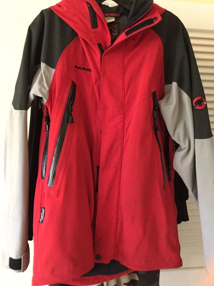 Jaqueta Mammut Castor Softshell com Capuz Preto Diamante Neve Jaqueta de Esqui Acampamento Escalada - Imagem 3 de 4