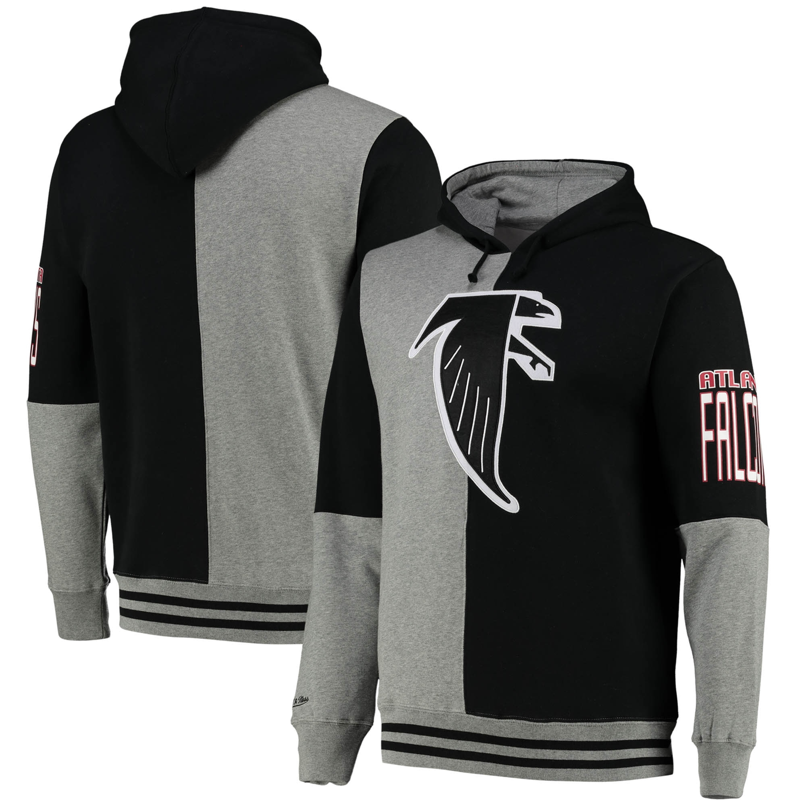 Atlanta Falcons NFL Hoodie (Size S) Men's Mitchell & Ness Logo Hood