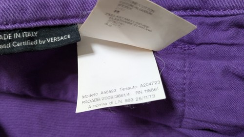 Versace Medusa head jeans low rise 5 pocket design size 27 - Made in Italy - Picture 11 of 12