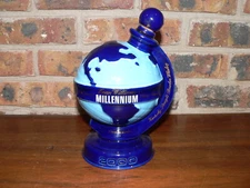 Evan Williams Millennium Vintage Reserve Bourbon Whiskey Globe Decanter (Empty)