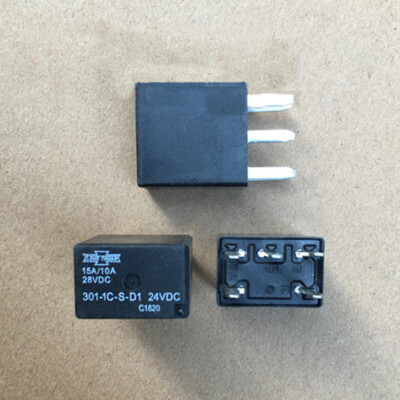 1PC 301 1C S D1 24VDC SongChuan Power Relay 15A/10A 28VDC 5Pins - Foto 4