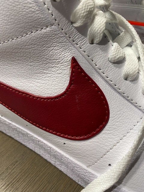 nike blazer mid team red