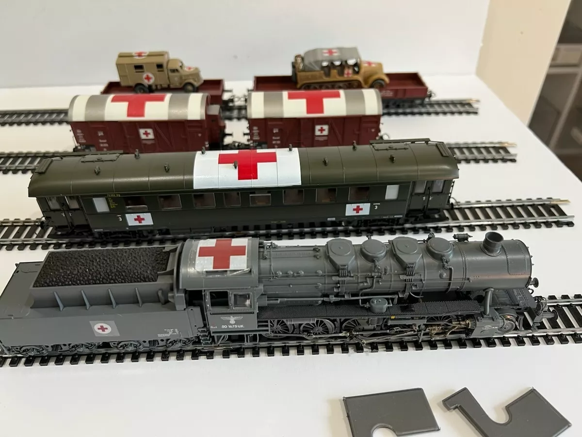 German Red Cross Hospital Train DR/Wehrmacht HO scale WWII custom