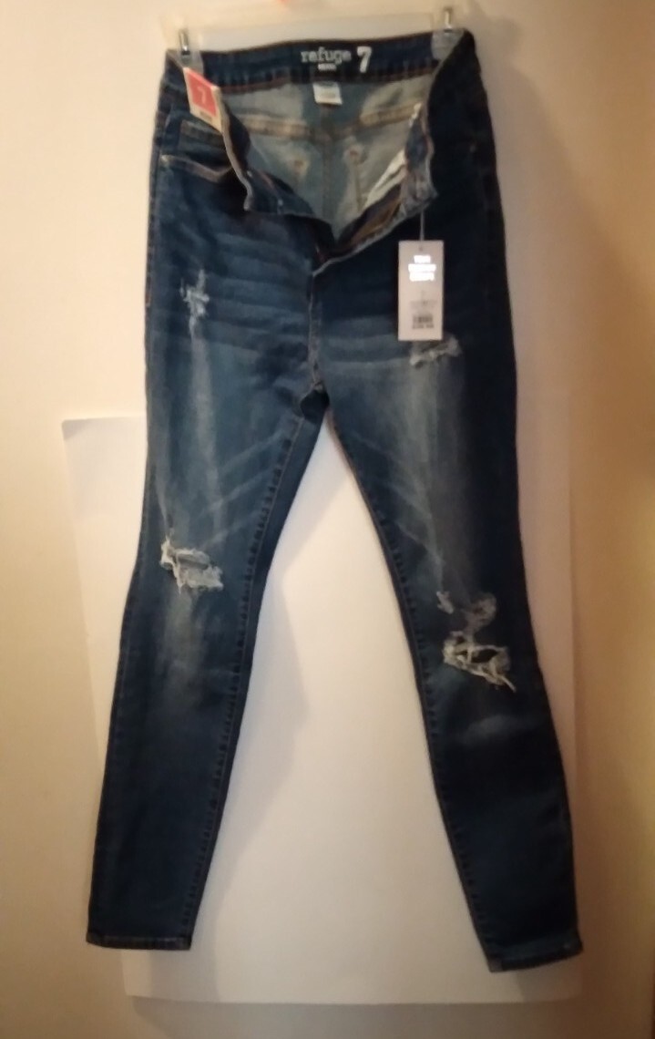 Refuge Miami High Rise Super Skinny Denim Jeans Size New
