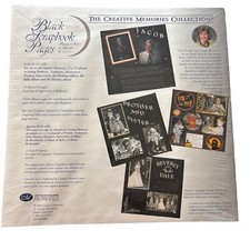 Creative Memories 12x12 Original Scrapbook Black Refill Pages 15 Sheets NEW