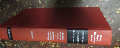 洋書 Tables of Integral Transforms Volume I Tables of Integral Transforms vol I by Arthur Erdelyi (Hardcover
