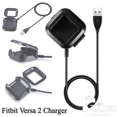 USB Cable Charger Lead Charging for Fitbit VERSA Fitness