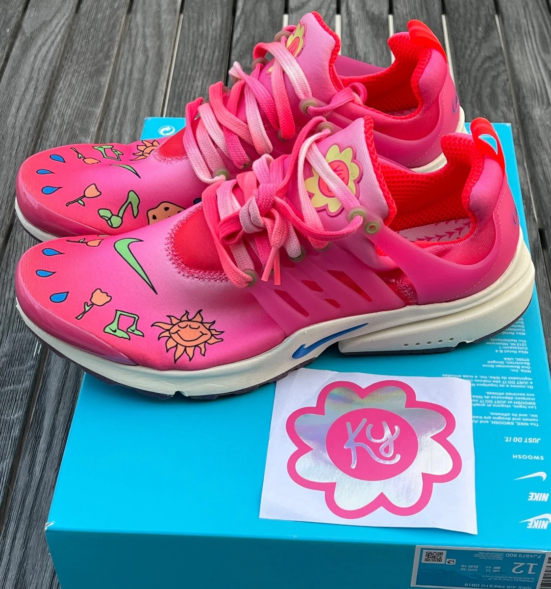 Nike Air Presto DB Doernbecher Freestyle Kylee s Pink FJ4973 600 Mens 12 NEW