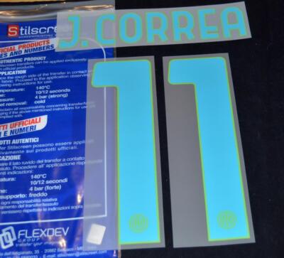 インテル・ミラノ J. CORREA 11番 Mサイズ Official Inter Milan J