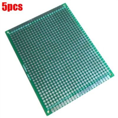 5Pcs Double Side Protoboard Circuit Universal Prototype Pcb Board 7CMX9CM L ke