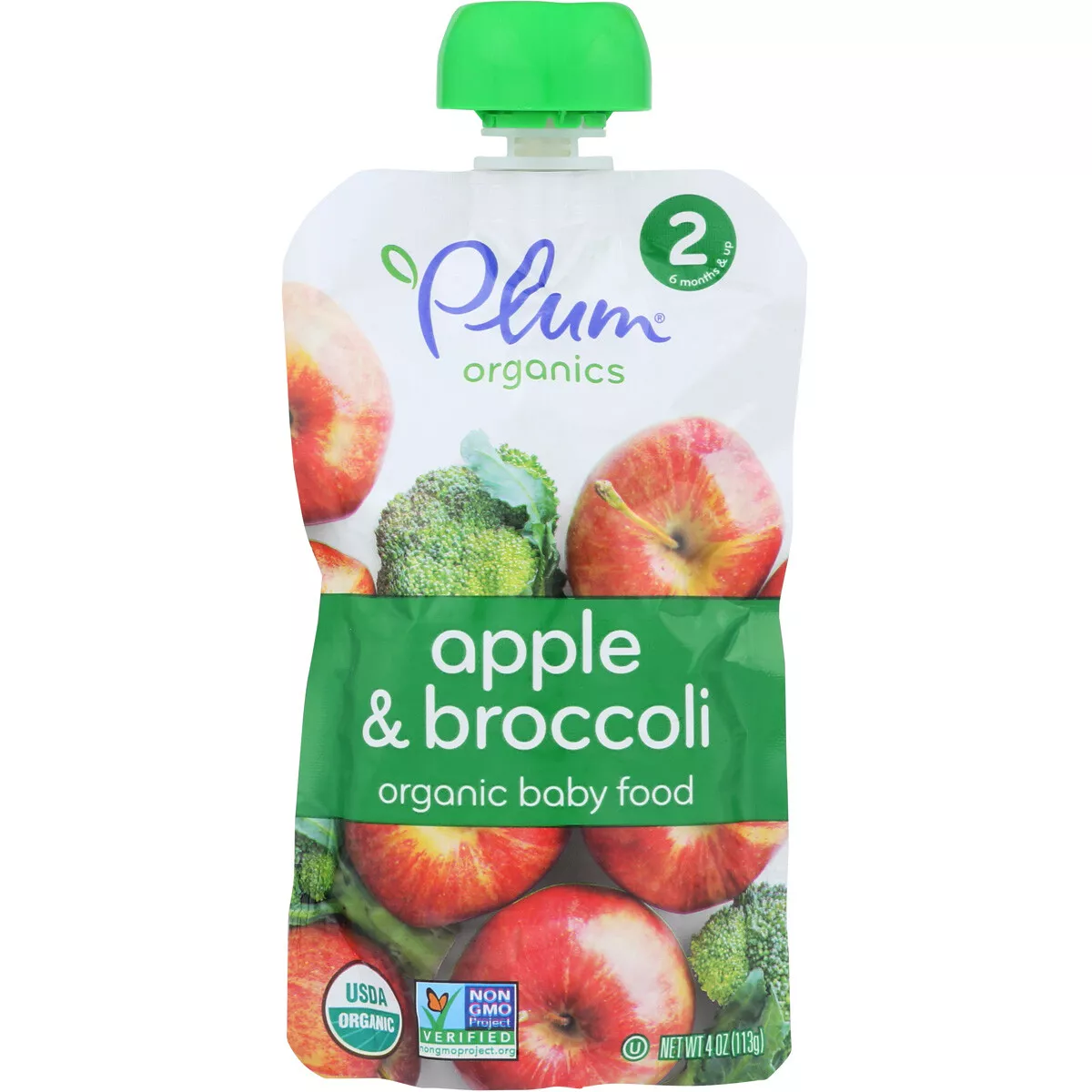 Plum Organics Baby Food Apple Broccoli 4 oz 6 Pack Bulk Case eBay