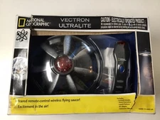 Vintage National Geographic Vectron Ultralite infrared remote flying saucer