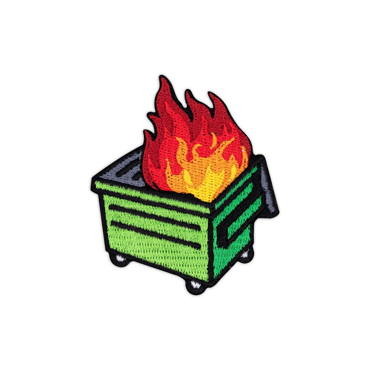 Winks For Days 'Blue Dumpster Fire' Hard Enamel Lapel Pin - Collectible, Funny, 2-Post Backing