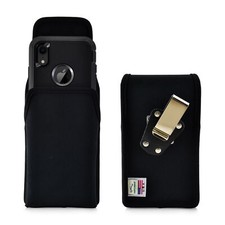 Belt Clip fits iPhone 11  XR w/ OTTERBOX DEFENDER Vertical Holster Black Nylon