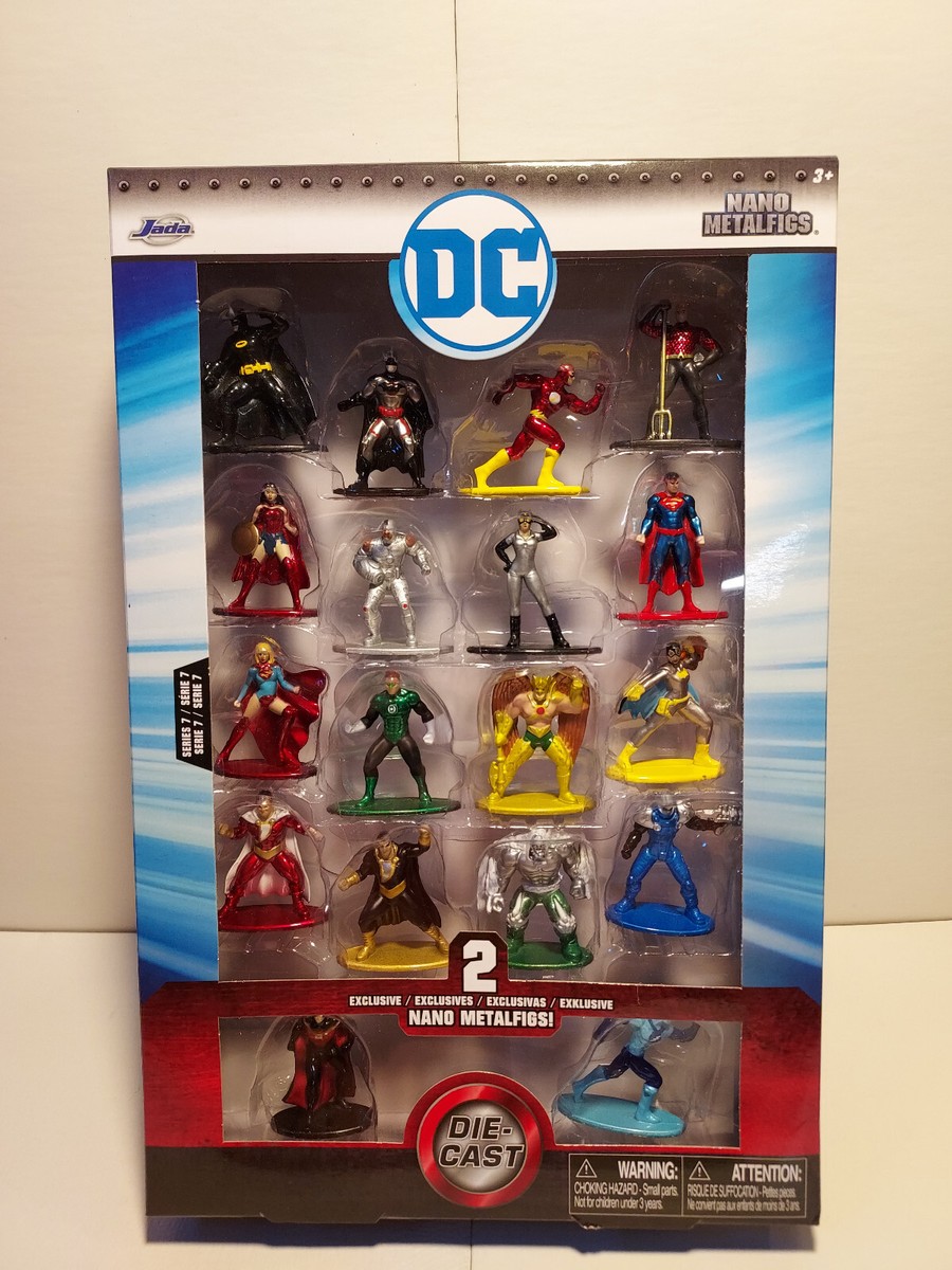 2024 DC Jada Nano Metalfigs Series 7, Diecast 18 Pack with 2