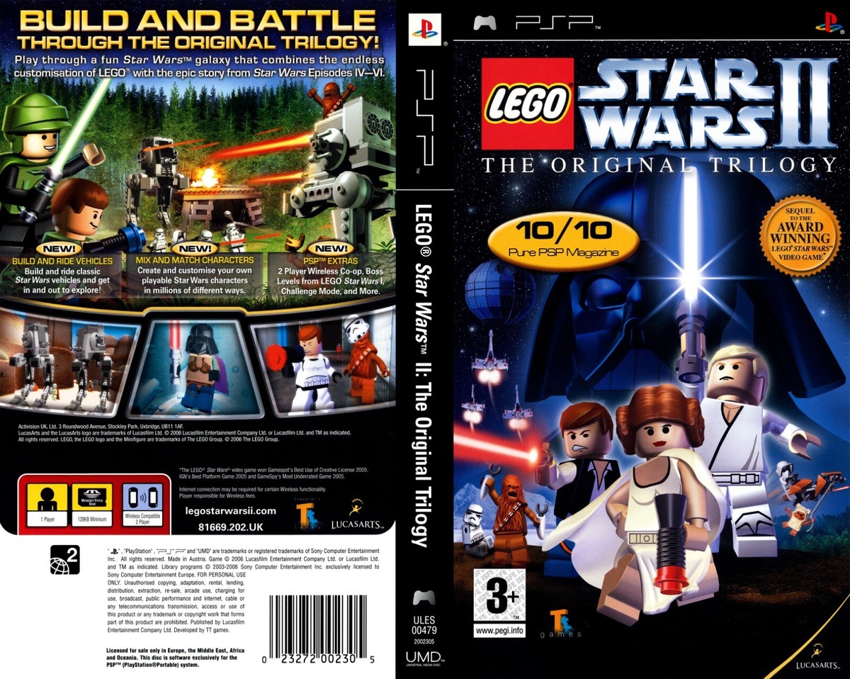 Sony PSP Game Lego Star Wars The Original Trilogy for sale