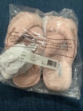 Tahari - Faux Fur Lexi Pink Crisscross Slippers, Size 6M - NEW MSRP 48