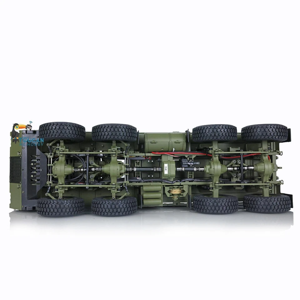 1/12 8*8 HG US 2.4G Military Truck Metal Chassis RC Car 550 Motor P801 Radio - Image 2 of 4