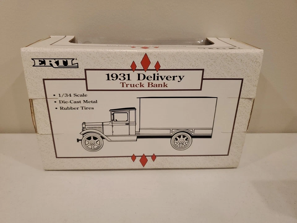 ERTL Edward Hines Lumber Delivery 1931 Truck Bank NIB 1990 Die Cast 1/34 Scale - Image 2 of 4