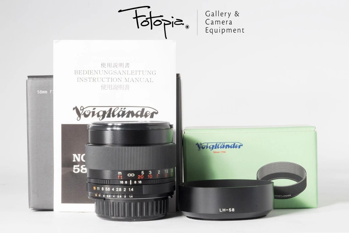voigtlander nokton 58mm f1.4 slⅱ Fマウント-