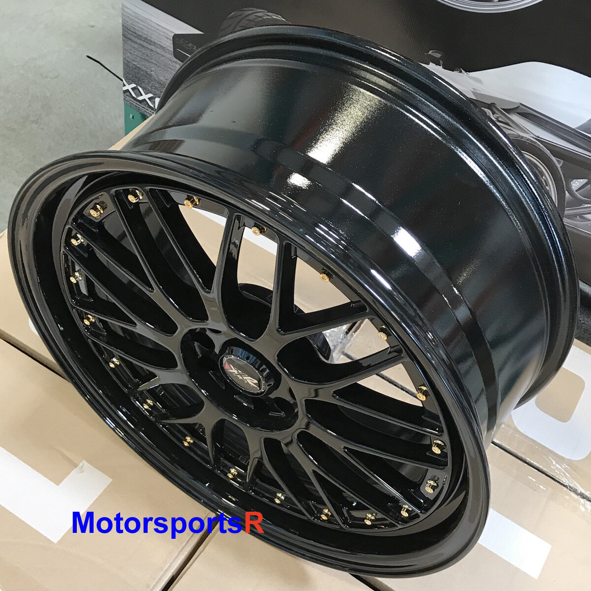 XXR 521 20 x8.5 +32 Gloss Black Lip Wheels 5x120 Acura TLX RDX MDX