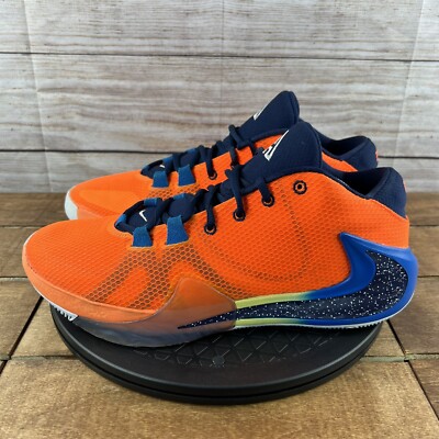 🏀Nike Zoom Freak 1 'All Bros' Orange Navy BQ5422-800 (Men Size 11