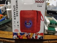 Yoco Wireless Speaker Model Y318 Blue