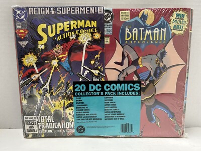 20 DC Comics Reign of Superman & Batman Adventures Collector's Pack