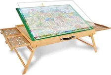 Puzzle Table with Legs, Adjustable ALL4JIG 2000PCS Portable LARGE 2000 piece
