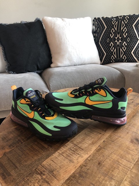 Nike Air Max 270 React âPop Artâ Electro Green Black Mens Size 12 AO4971-300 | eBay