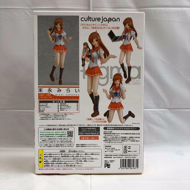 figma Mirai Suenaga Action Figure 088 Max Factory Culture Japan | eBay